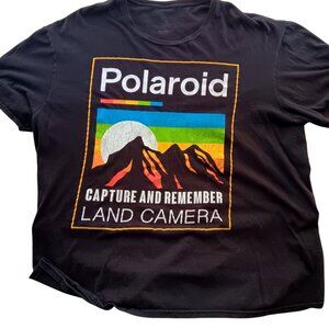 2XL Polaroid Land Camera T-shirt Tee Mountain Capture & Remember